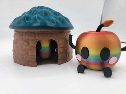 Junimo Inspired 3D Print with Matching Hut
