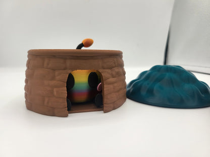 Junimo Inspired 3D Print with Matching Hut