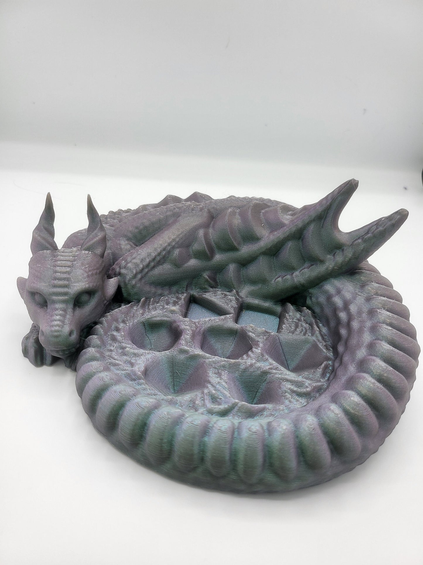 Wrapped Dragon Nest Dice Tray (or regular tray) | 3D Print