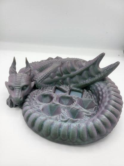 Wrapped Dragon Nest Dice Tray (or regular tray) | 3D Print