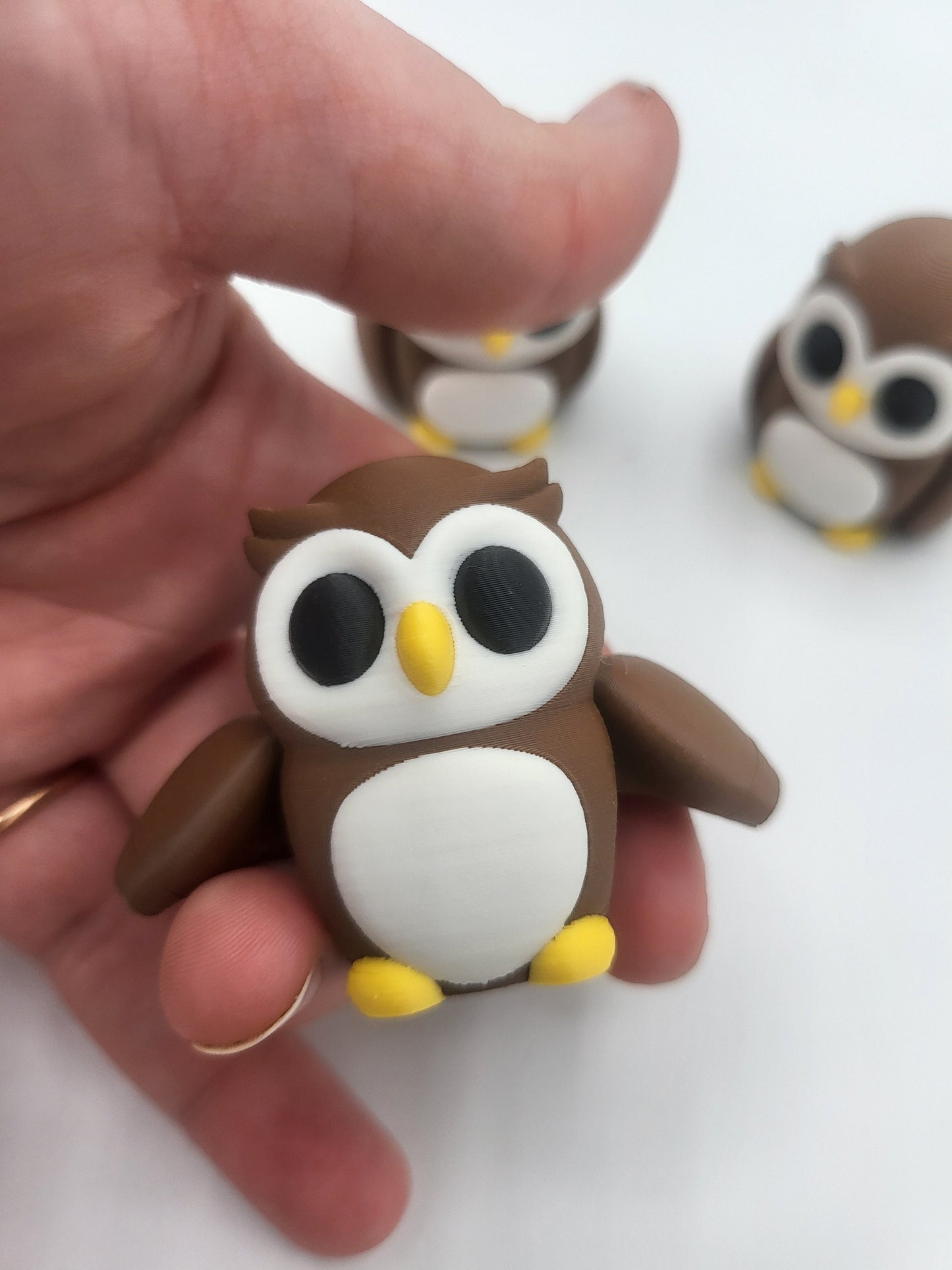 Tiny Owl Articulated 3D Print