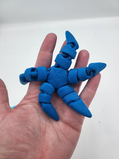 Small Starfish Articulated 3D Print - Two available styles