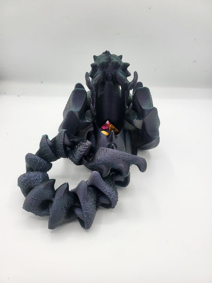 Wyvern Dice Tower with Flexi Tail | 3D Print
