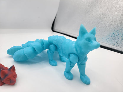 Kitsune Articulated Flexi Regular or Baby 3D Print | 3D Print