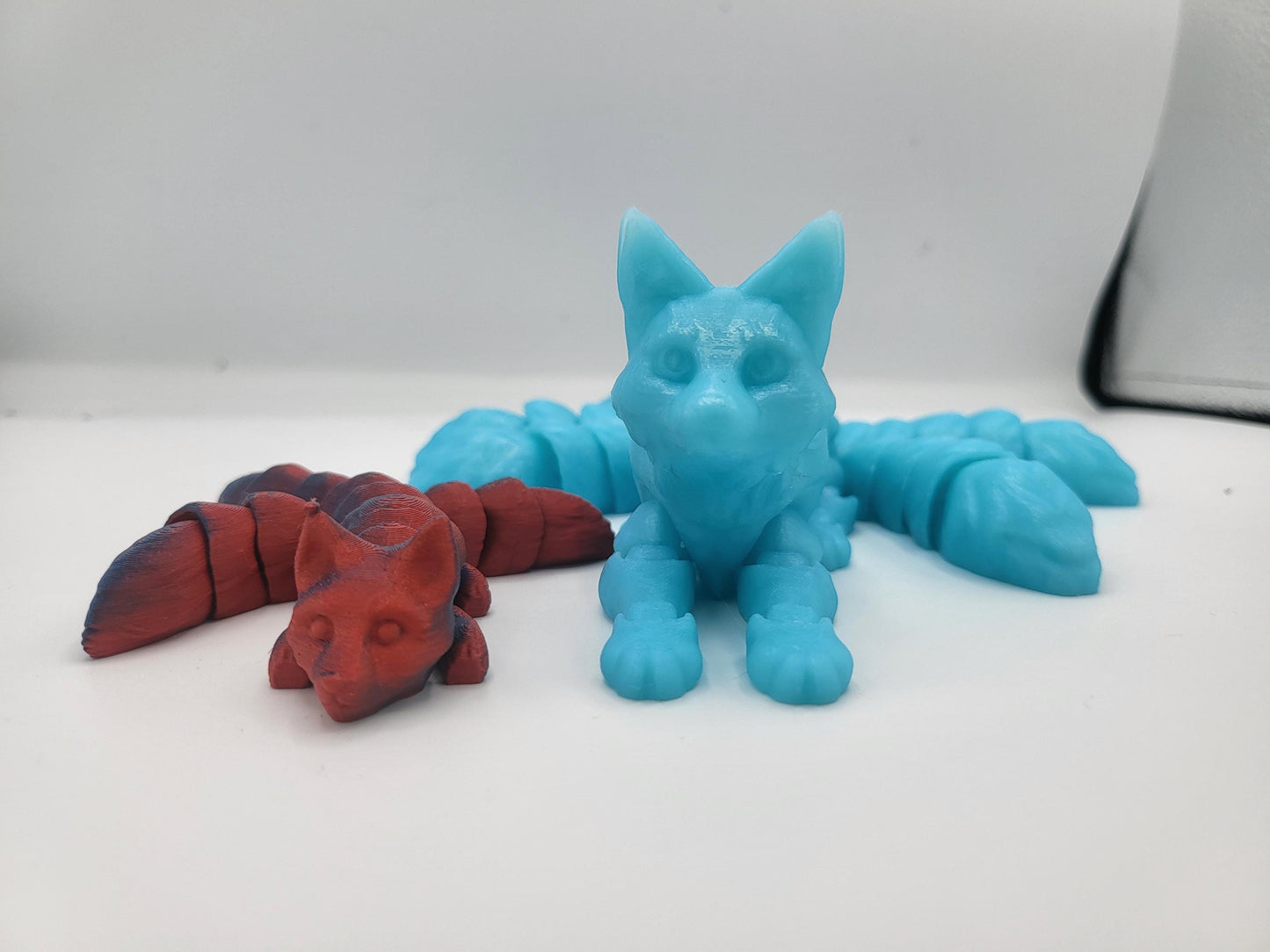 Kitsune Articulated Flexi Regular or Baby 3D Print | 3D Print
