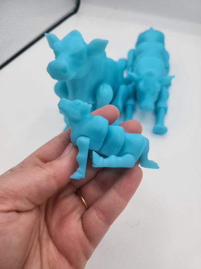 Cow Articulated Flexi Regular or Baby | 3D Print