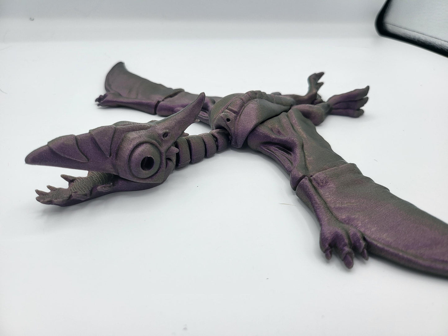 Pterodactyl Articulated Dinosaur 3D Print with Optional Holes to Hang Up