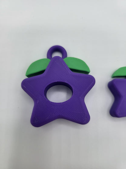 Stardrop Fruit Keychain 3D Print