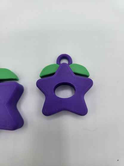 Stardrop Fruit Keychain 3D Print