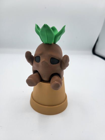 Potted Root Baby 3D Print Desk Decor