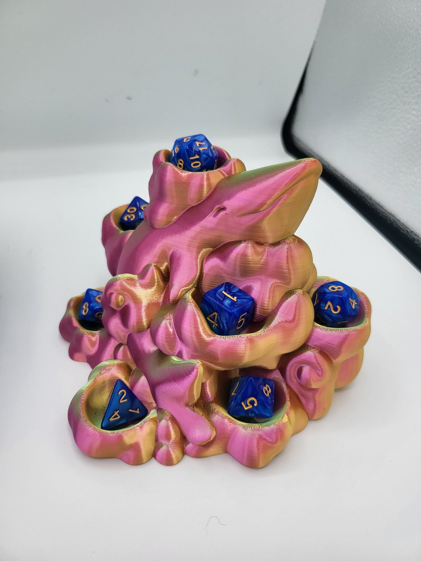 Sleepy Whale Tabletop Game Dice Accessory - Dice Tower or Dice Display Stand 3D Print