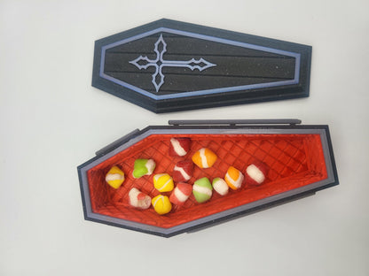 Small Coffin Trinket or Small Candy Loot Container Halloween Decoration | 3D Print