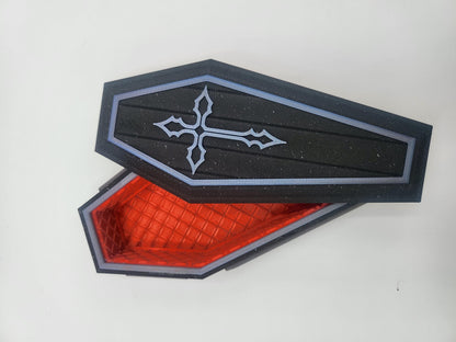 Small Coffin Trinket or Small Candy Loot Container Halloween Decoration | 3D Print