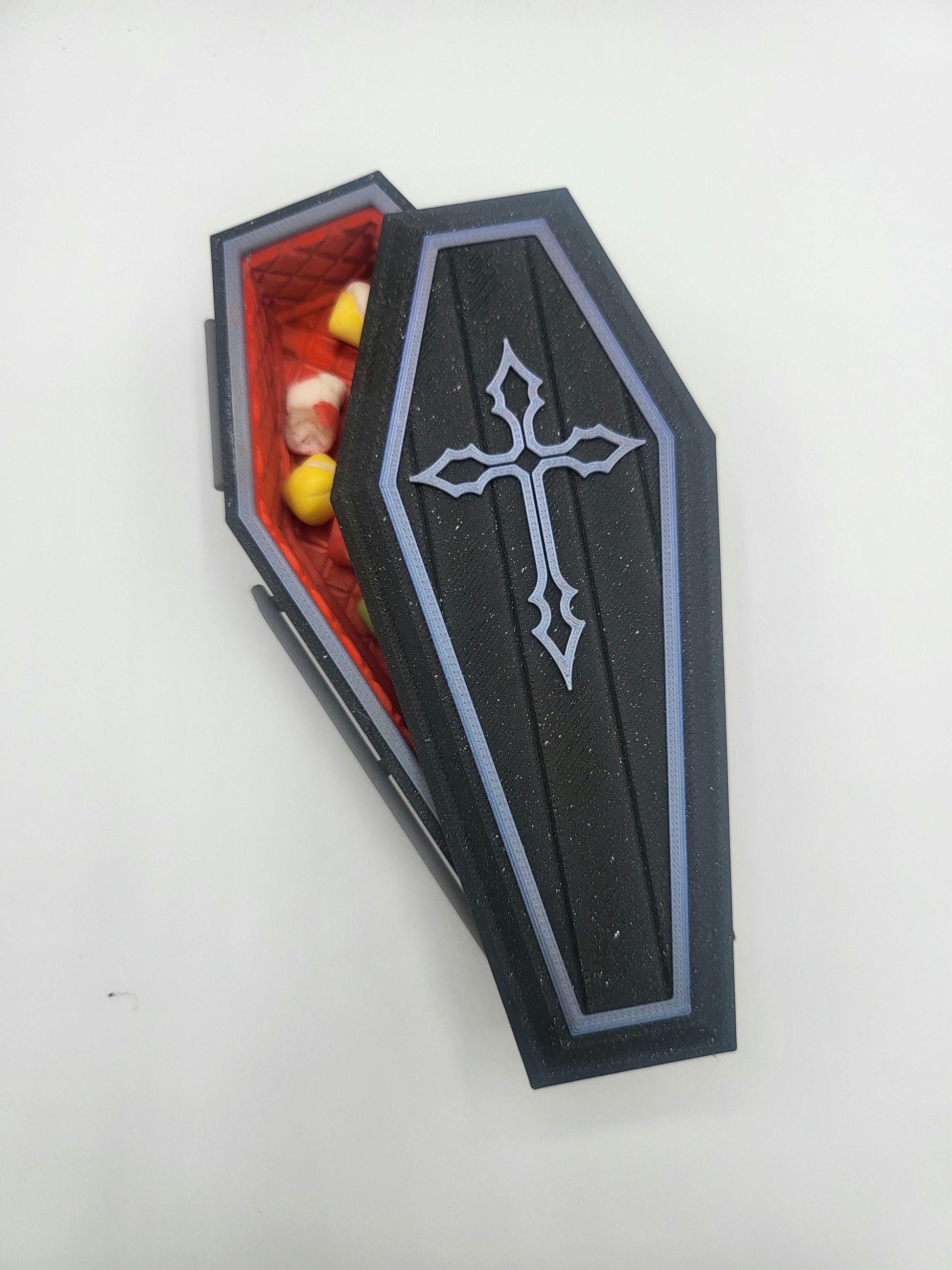 Small Coffin Trinket or Small Candy Loot Container Halloween Decoration | 3D Print