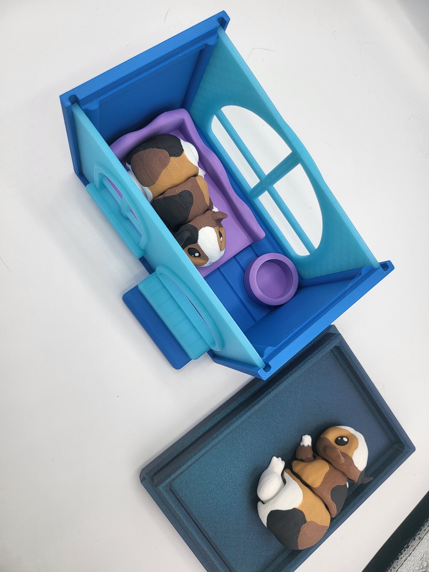 Flexi Guinea Pig with Optional House and Accessories 3D Print
