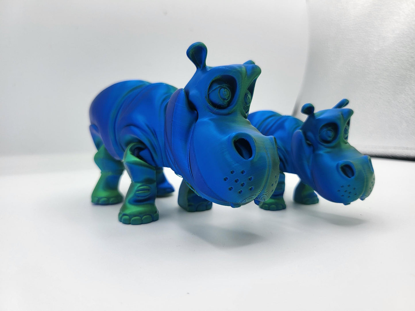 Silly Hippo Articulated 3D Print