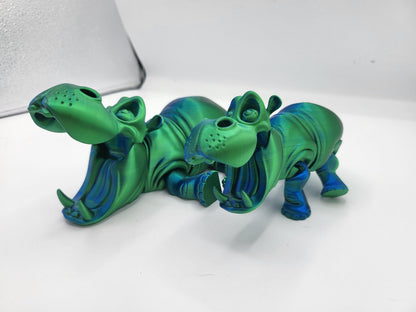 Silly Hippo Articulated 3D Print