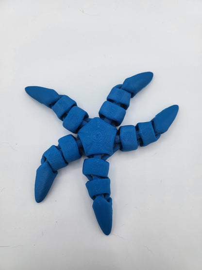 Small Starfish Articulated 3D Print - Two available styles