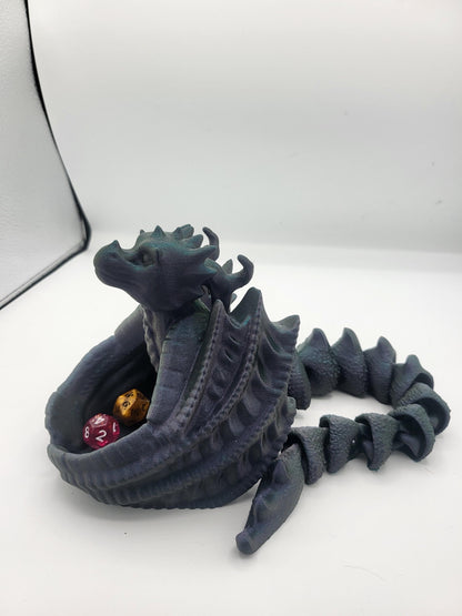 Wyvern Dice Tower with Flexi Tail | 3D Print