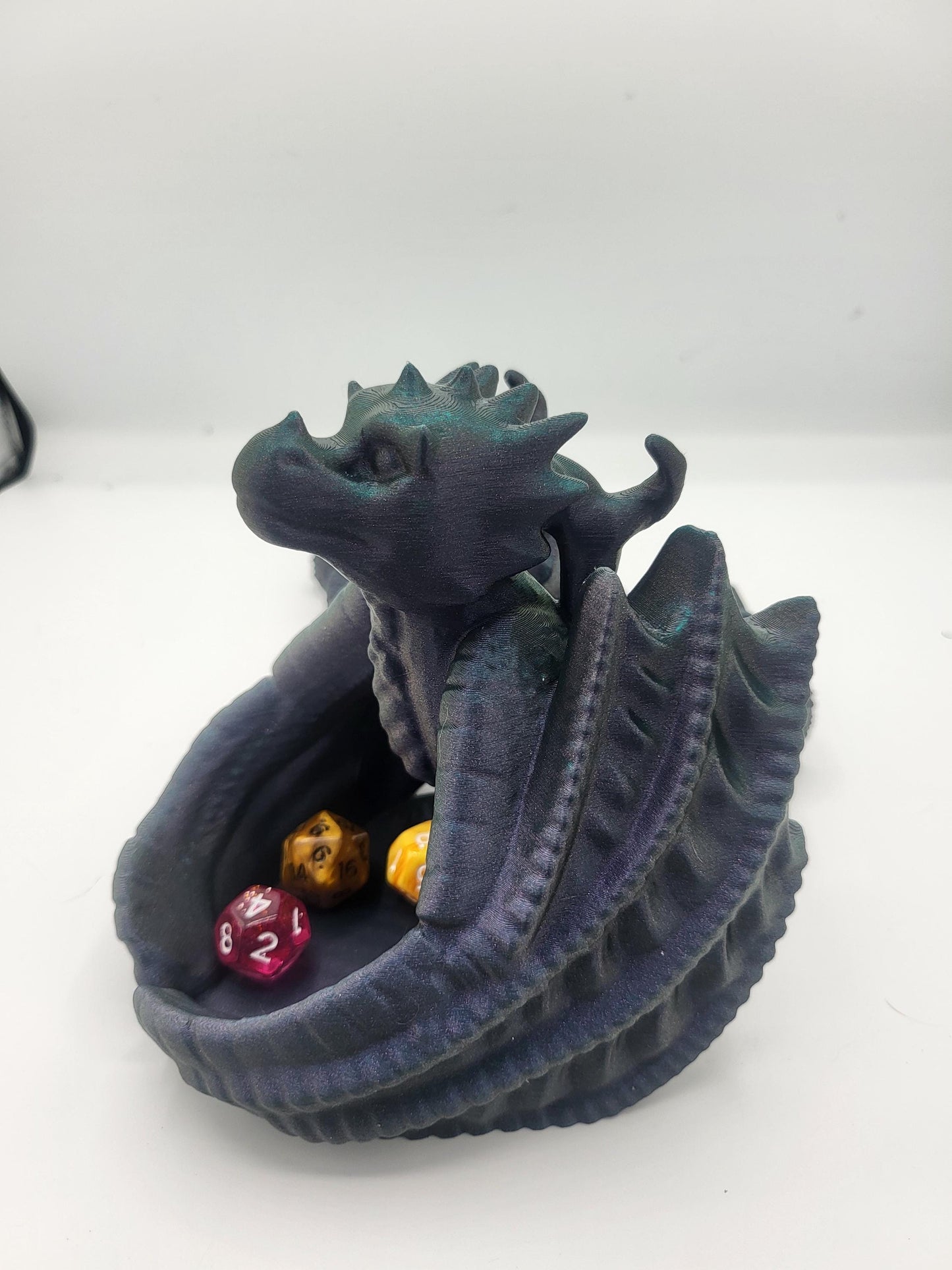 Wyvern Dice Tower with Flexi Tail | 3D Print