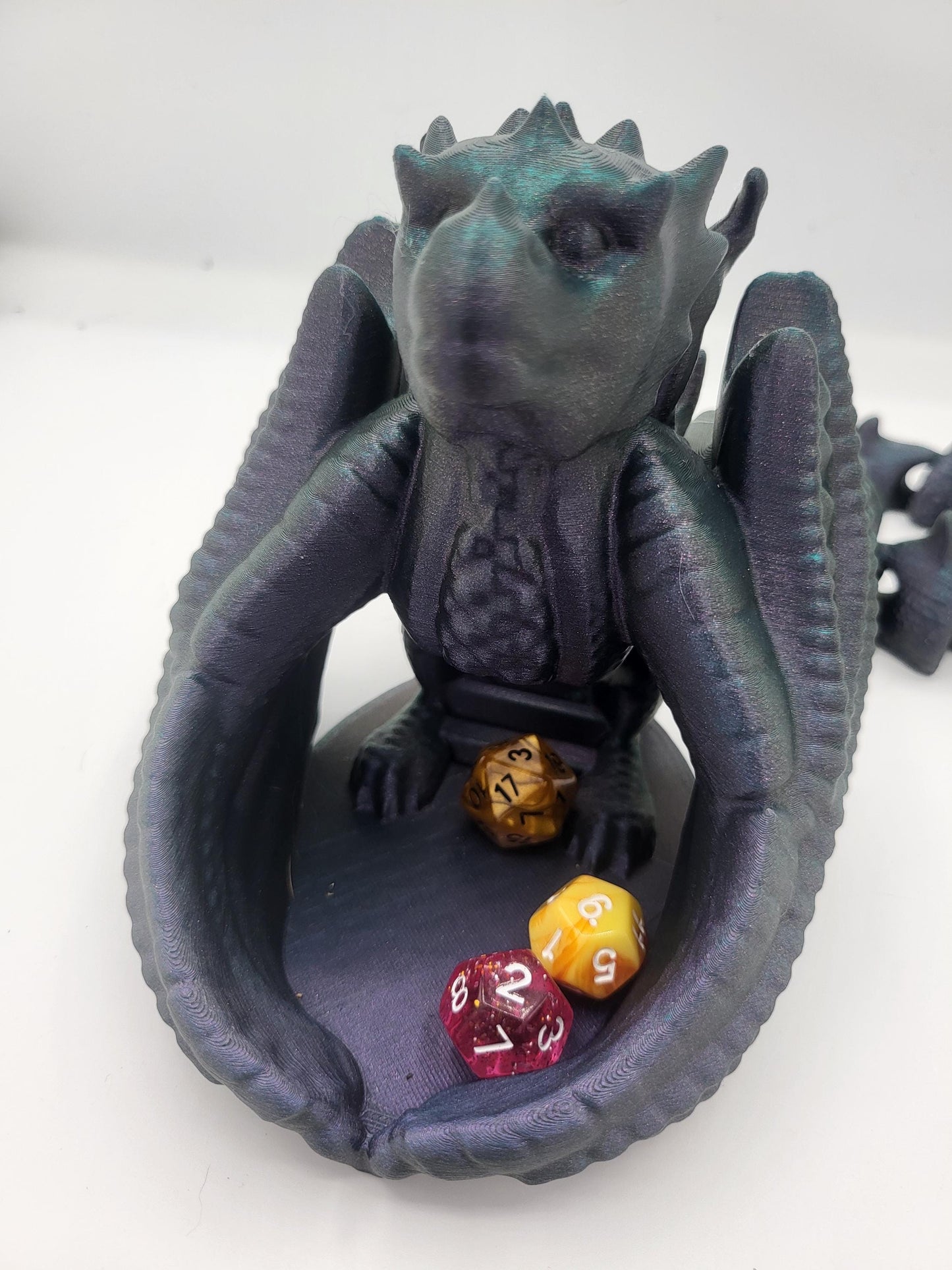 Wyvern Dice Tower with Flexi Tail | 3D Print
