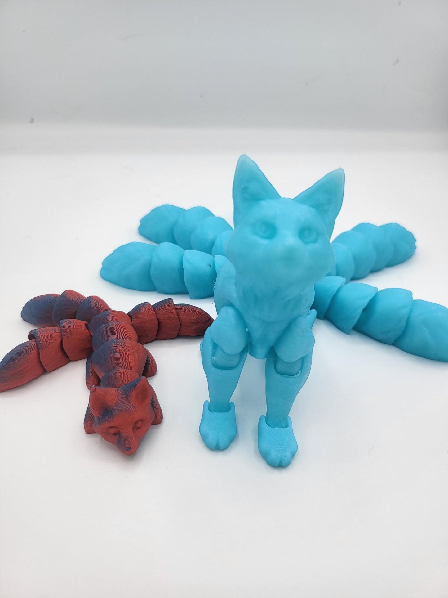 Kitsune Articulated Flexi Regular or Baby 3D Print | 3D Print