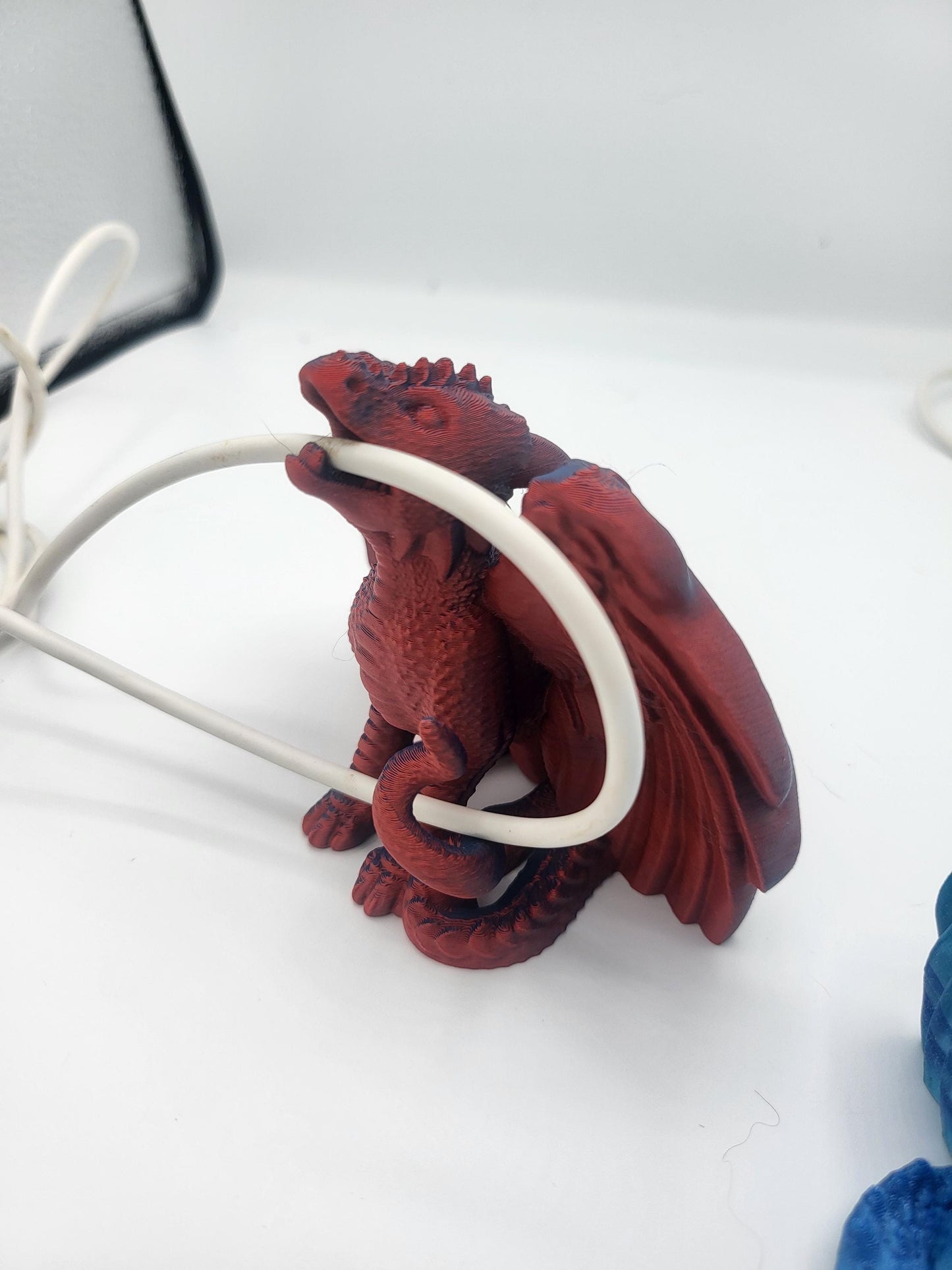 Dragon Phone Cord Holder 3D Print