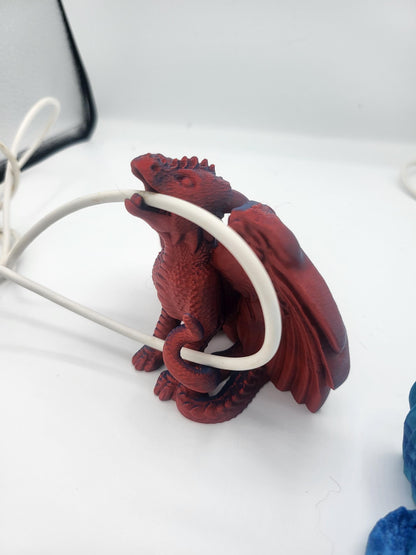 Dragon Phone Cord Holder 3D Print