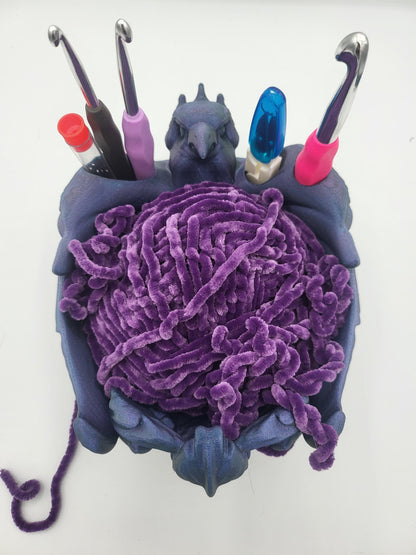 Phoenix Yarn Bowl with Storage Holes | 3D Print
