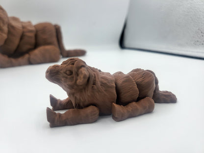 Highland Cow Articulated Flexi Regular or Baby (or adorable pair) | 3D Print