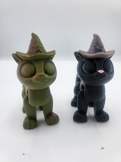 Witchy Cat Halloween Flexi 3D Print