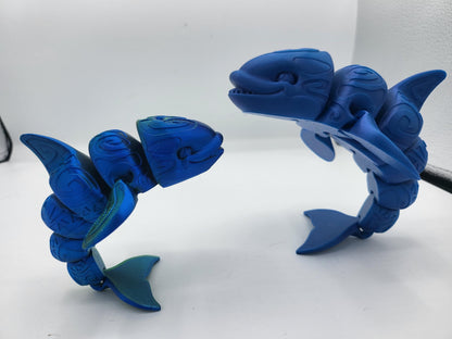 Tattooed Orca Articulated 3D Print