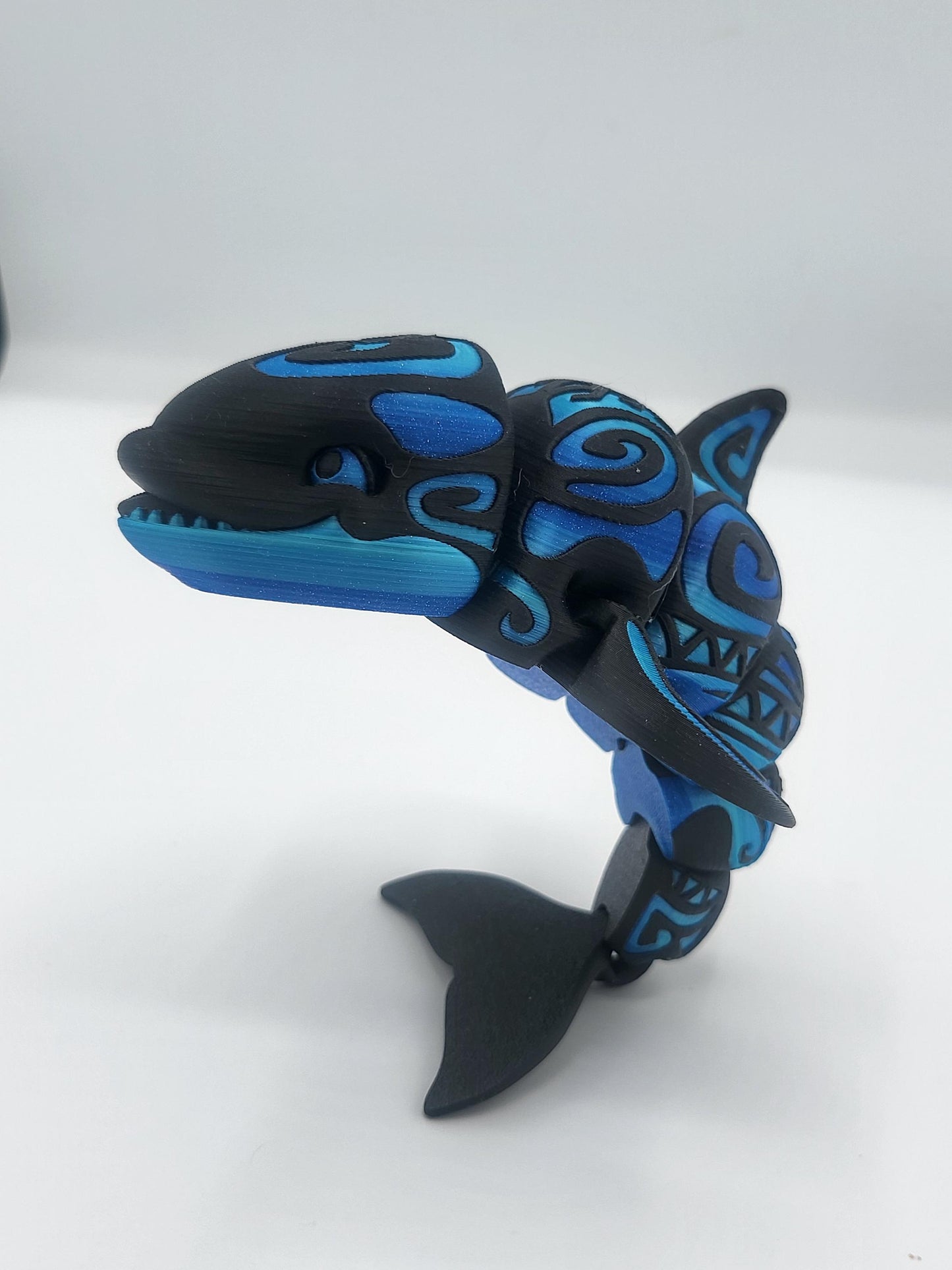 Tattooed Orca Articulated 3D Print