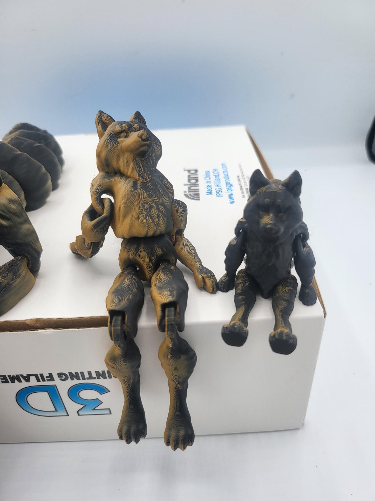 Werewolf Flexi Doll Articulated 3D Print - Available in Three Sizes