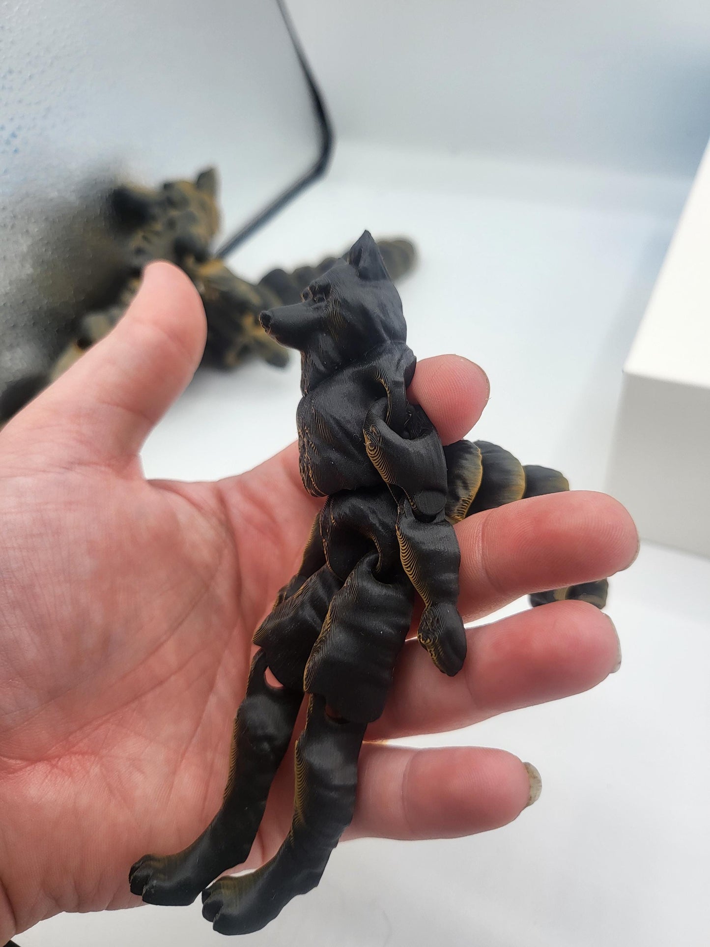 Werewolf Flexi Doll Articulated 3D Print - Available in Three Sizes