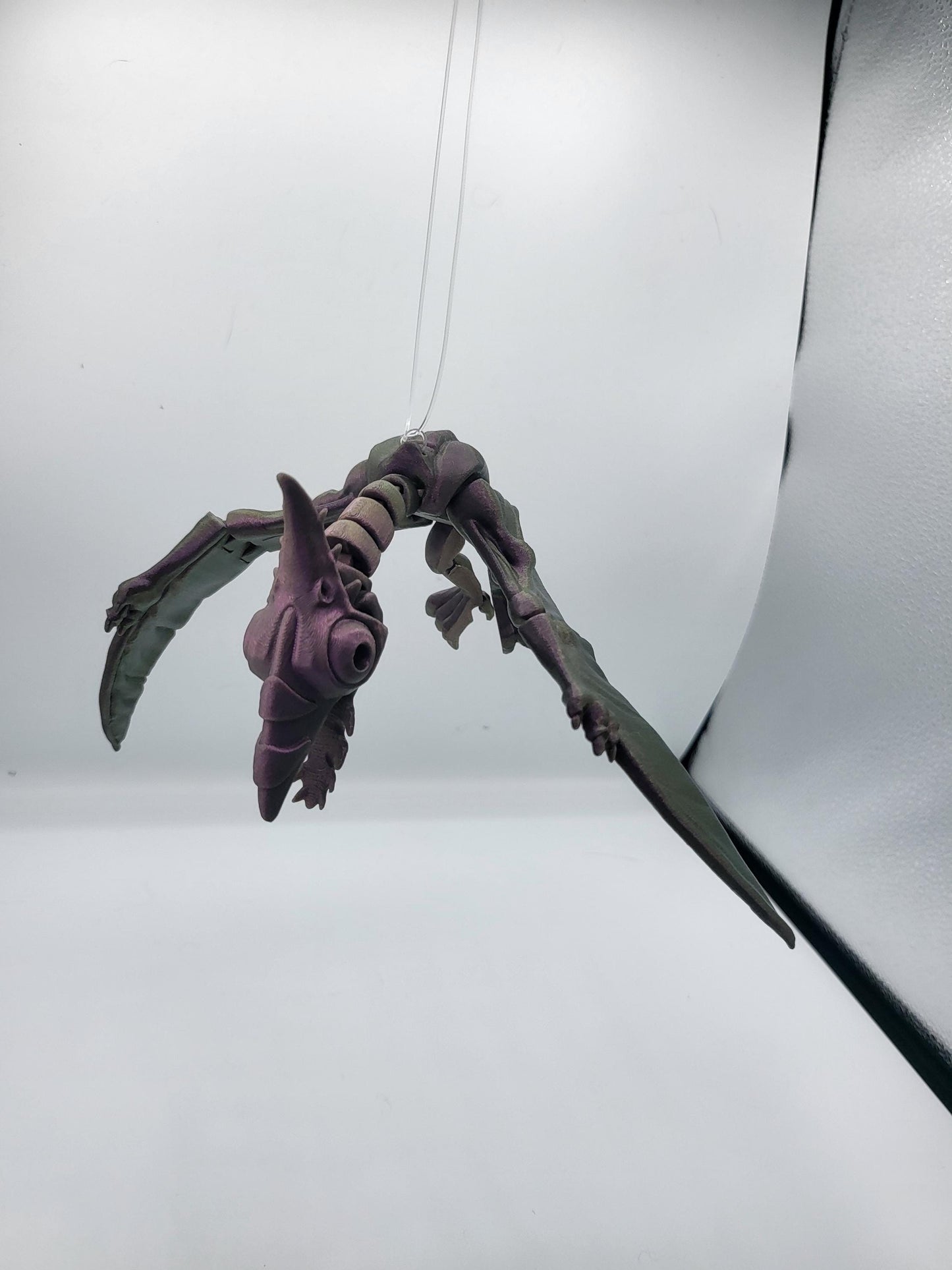 Pterodactyl Articulated Dinosaur 3D Print with Optional Holes to Hang Up