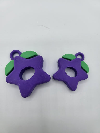 Stardrop Fruit Keychain 3D Print