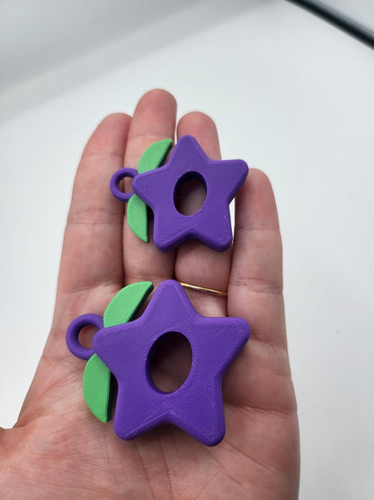 Stardrop Fruit Keychain 3D Print