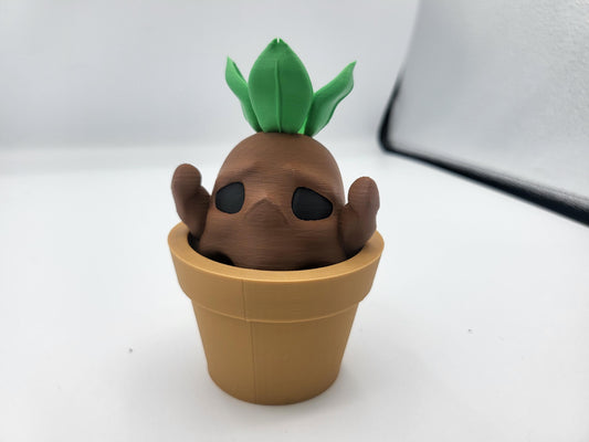 Potted Root Baby 3D Print Desk Decor