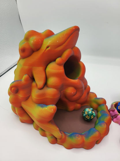 Sleepy Whale Tabletop Game Dice Accessory - Dice Tower or Dice Display Stand 3D Print