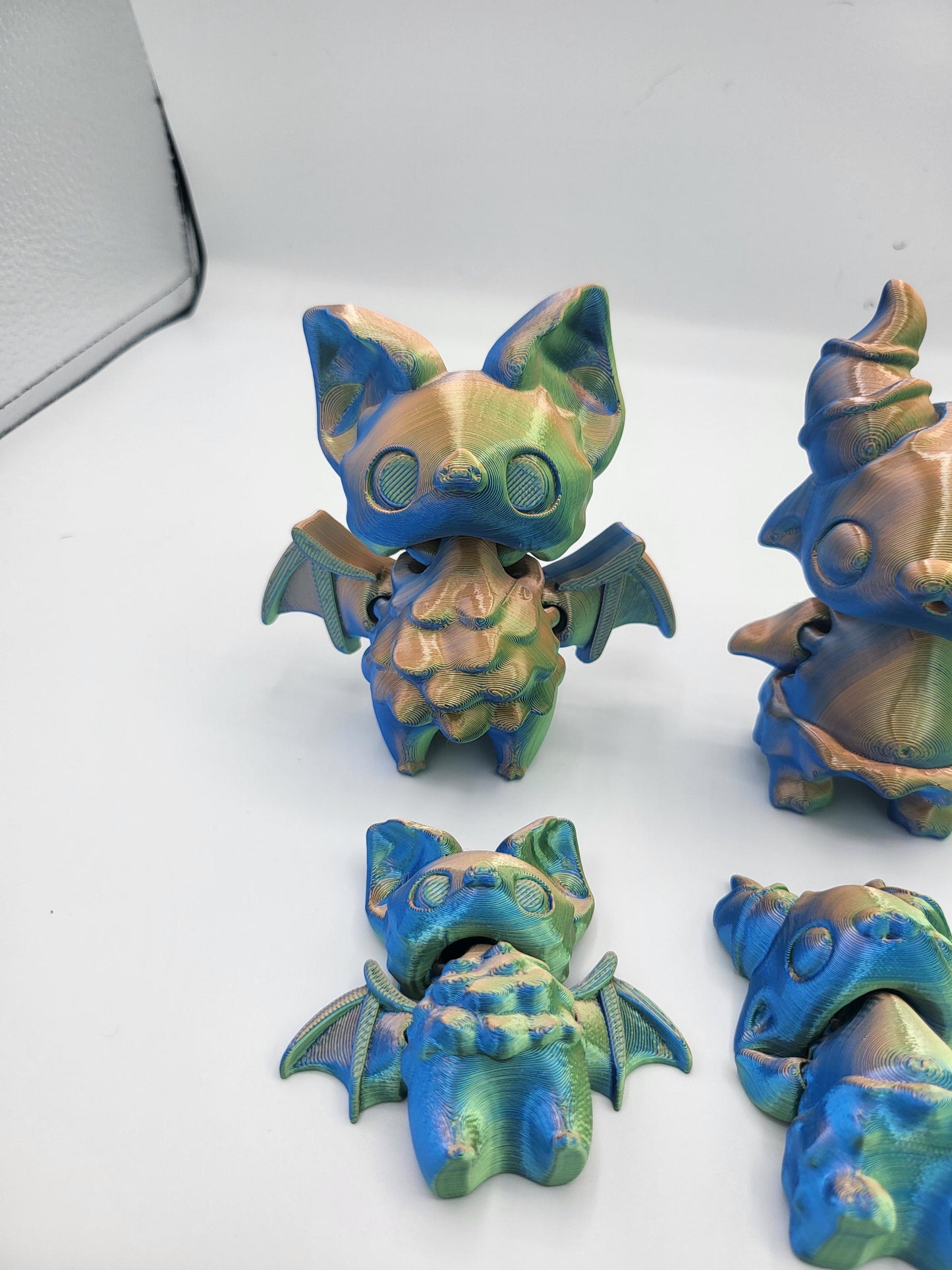 Spooky Halloween Themed Pixies - Skelly, Beasty and Cute Bat Articulated 3D Print