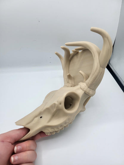 Deer Skull Large Dice Tower for Tabletop Gaming | 3D Print