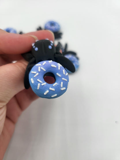 Tiny Cute Articulated Donut Spider 3D Print
