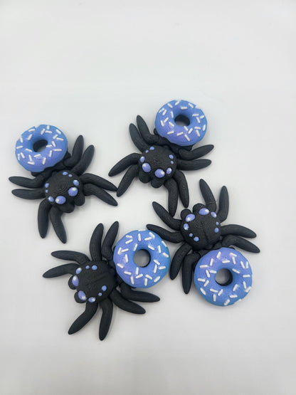 Tiny Cute Articulated Donut Spider 3D Print
