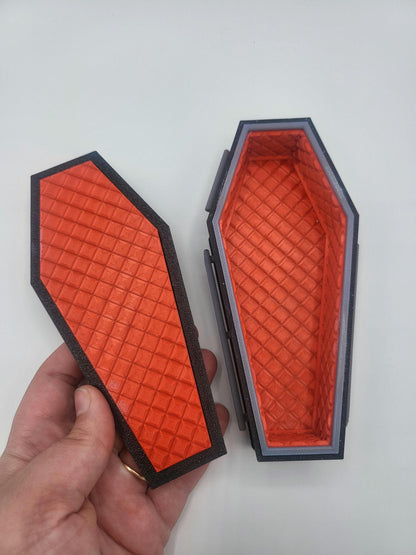 Small Coffin Trinket or Small Candy Loot Container Halloween Decoration | 3D Print