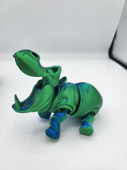 Silly Hippo Articulated 3D Print