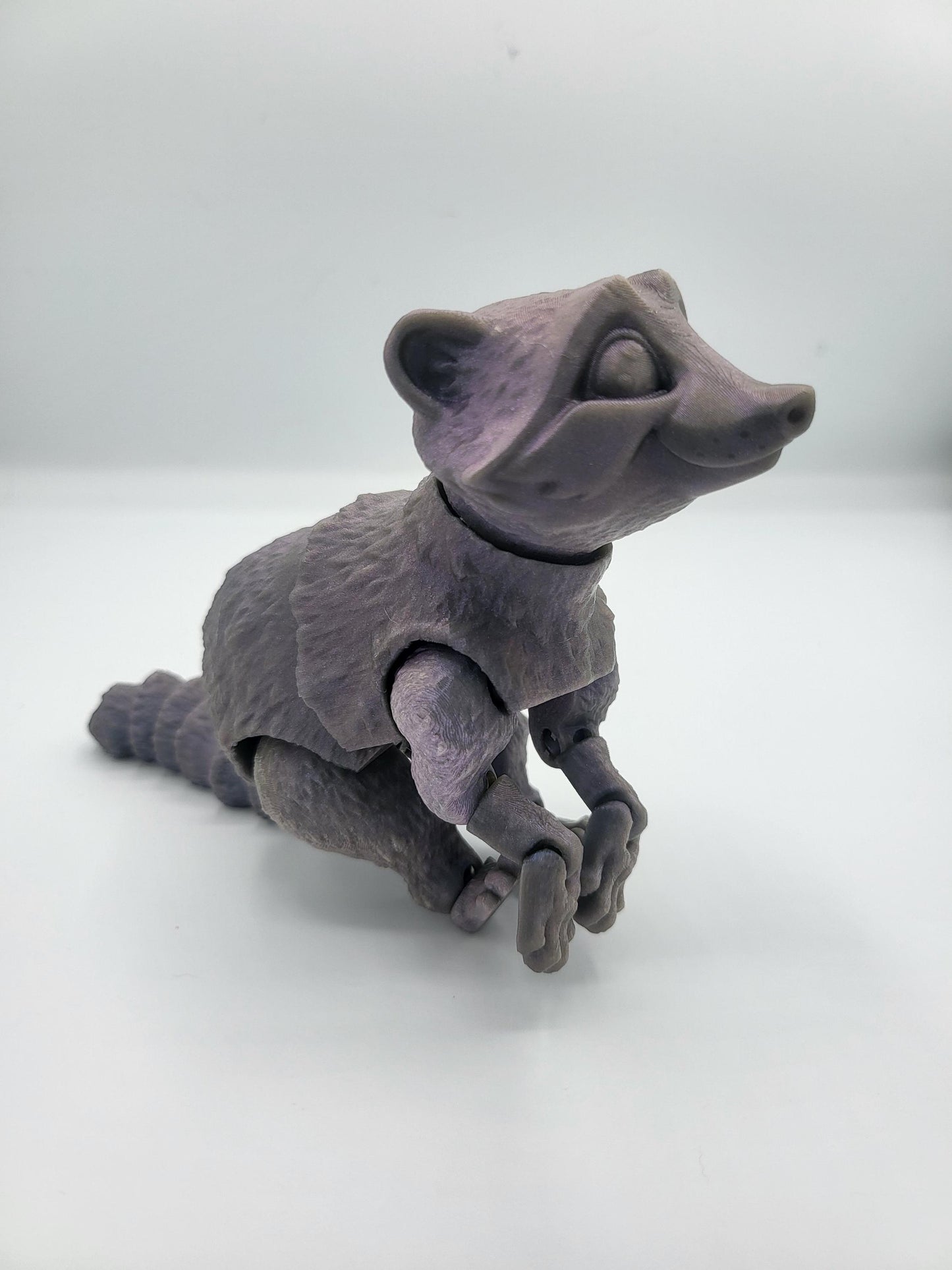 Cute Racoon Articulated Poseable 3D Print