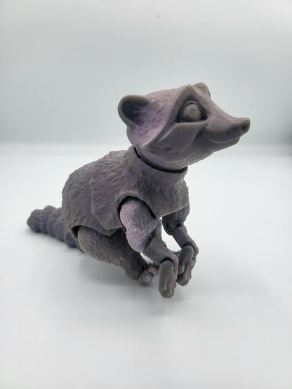 Cute Racoon Articulated Poseable 3D Print