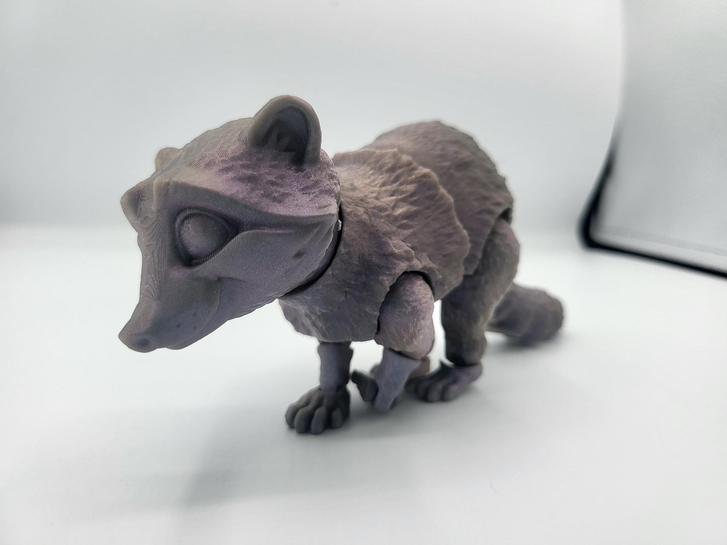 Cute Racoon Articulated Poseable 3D Print