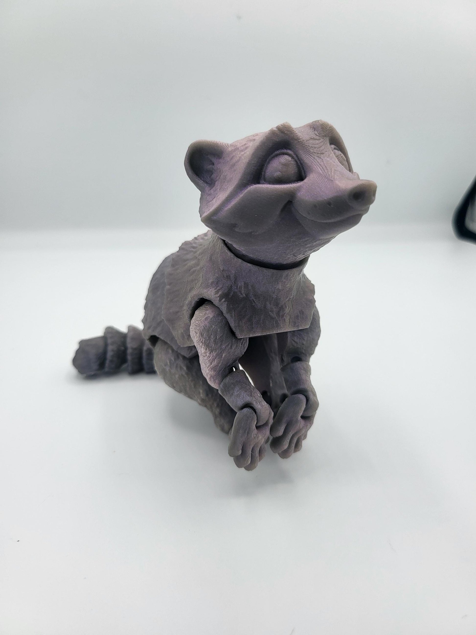 Cute Racoon Articulated Poseable 3D Print